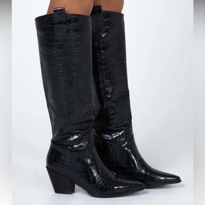 Princess Polly Knee High Boots